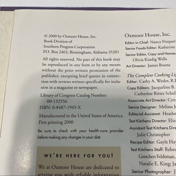 The Complete Cooking Light Cookbook recipe book - Picture 4 of 11